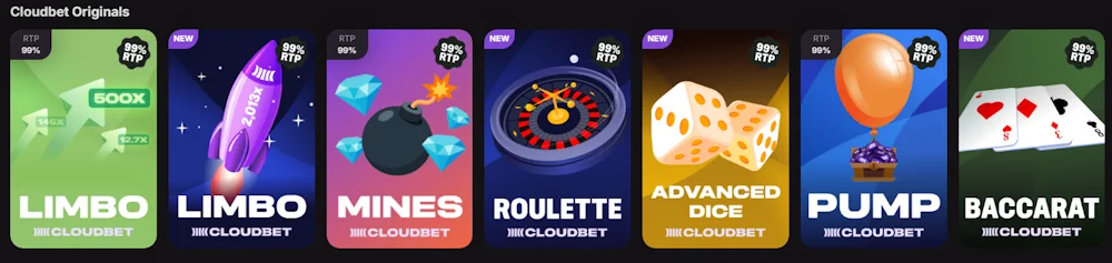 Giochi di Cloudbet Casino